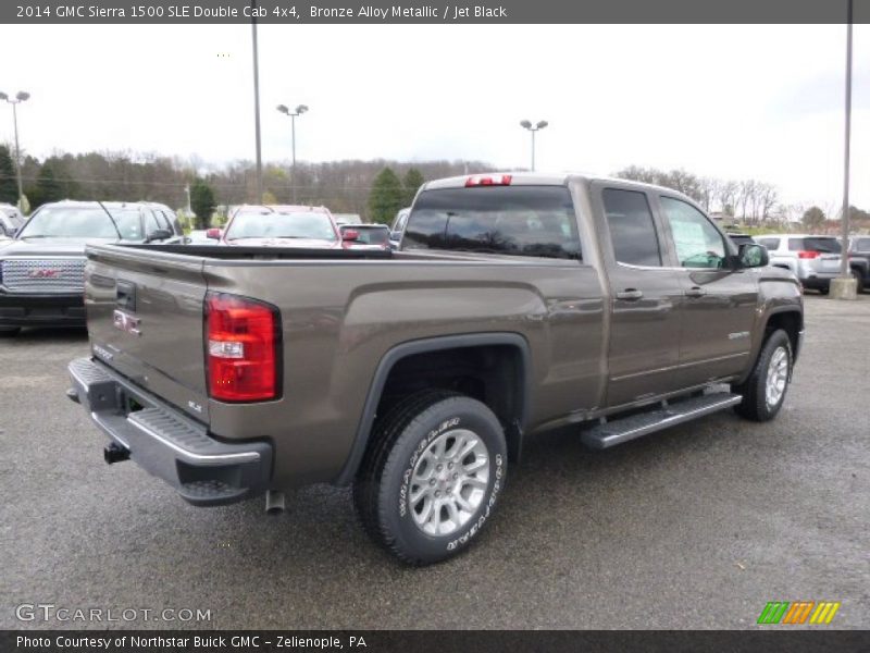 Bronze Alloy Metallic / Jet Black 2014 GMC Sierra 1500 SLE Double Cab 4x4