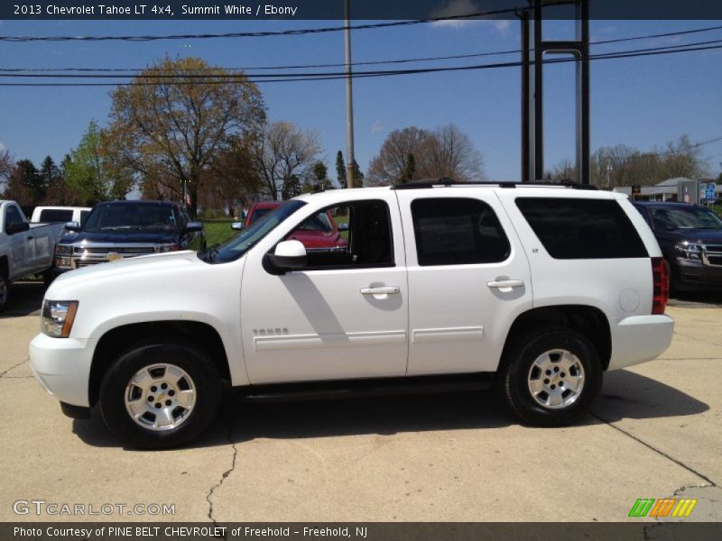 Summit White / Ebony 2013 Chevrolet Tahoe LT 4x4