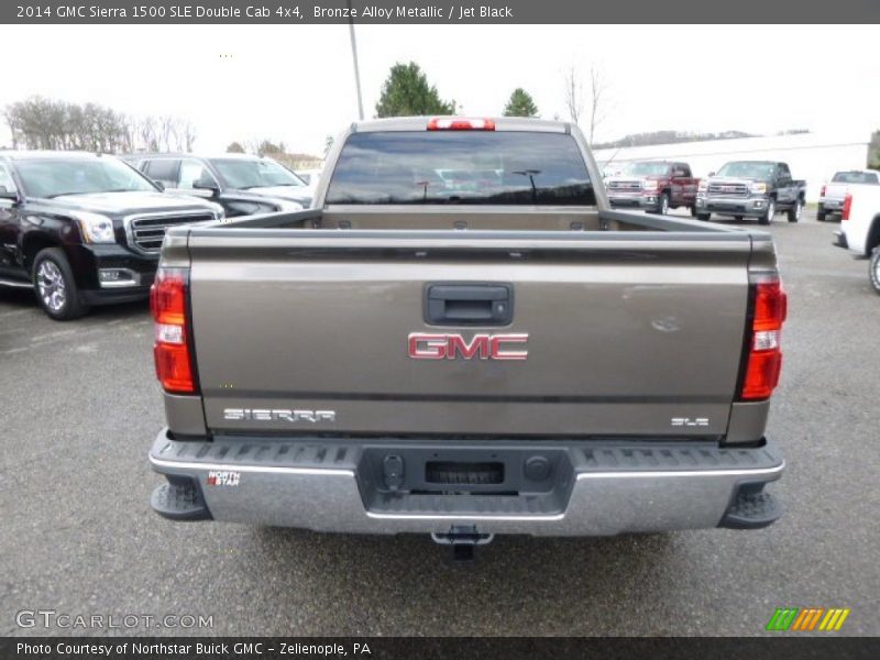 Bronze Alloy Metallic / Jet Black 2014 GMC Sierra 1500 SLE Double Cab 4x4