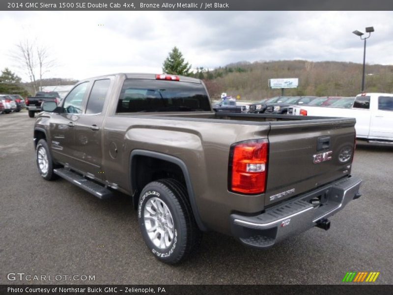 Bronze Alloy Metallic / Jet Black 2014 GMC Sierra 1500 SLE Double Cab 4x4