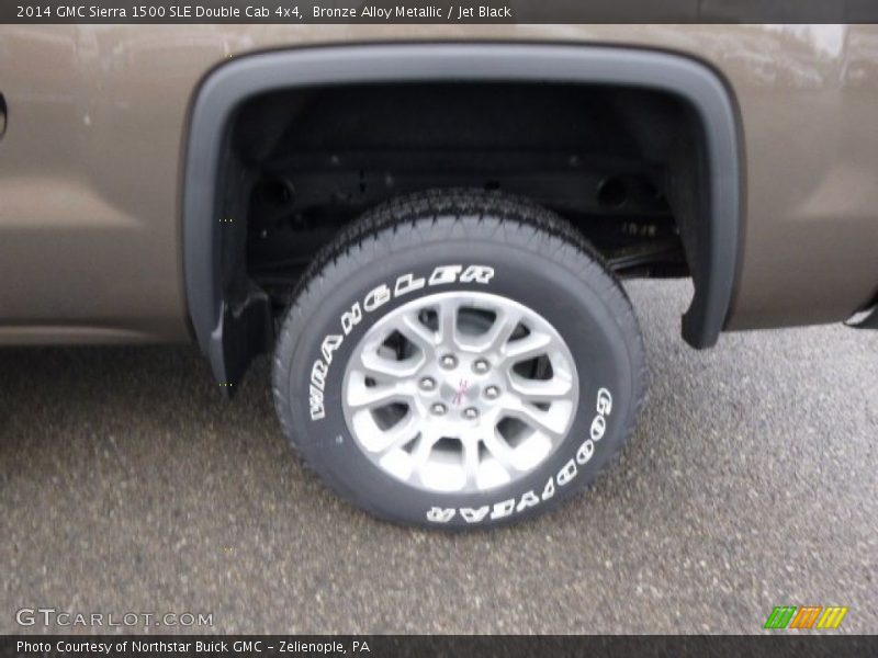Bronze Alloy Metallic / Jet Black 2014 GMC Sierra 1500 SLE Double Cab 4x4