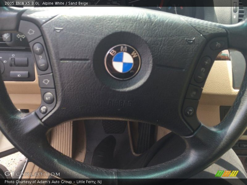 Alpine White / Sand Beige 2005 BMW X5 3.0i