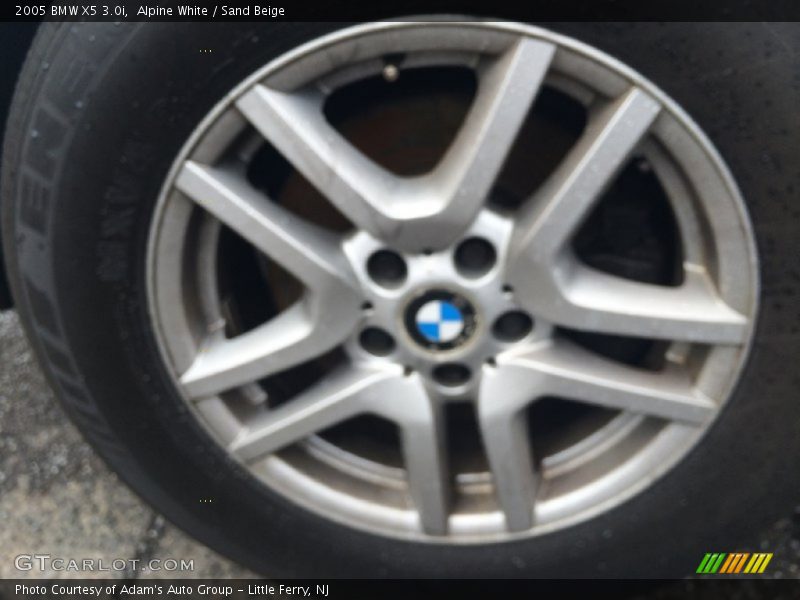 Alpine White / Sand Beige 2005 BMW X5 3.0i