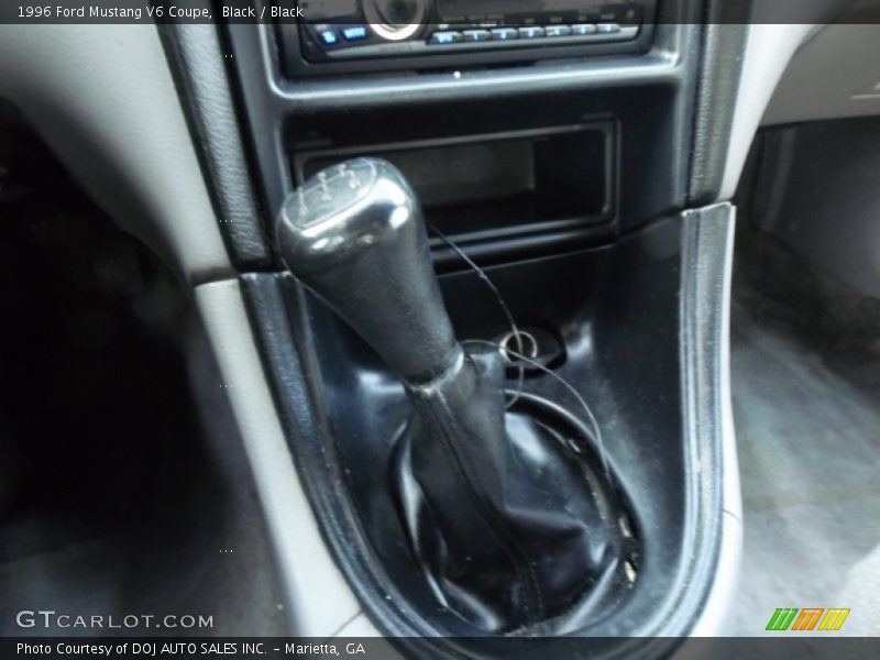 Black / Black 1996 Ford Mustang V6 Coupe