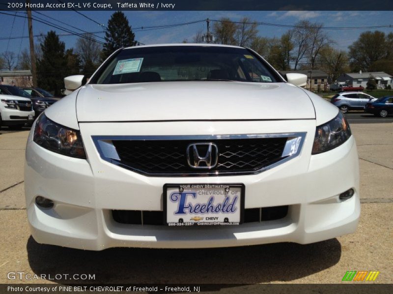 Taffeta White / Ivory 2009 Honda Accord EX-L V6 Coupe