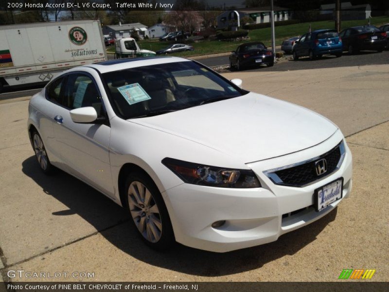 Taffeta White / Ivory 2009 Honda Accord EX-L V6 Coupe