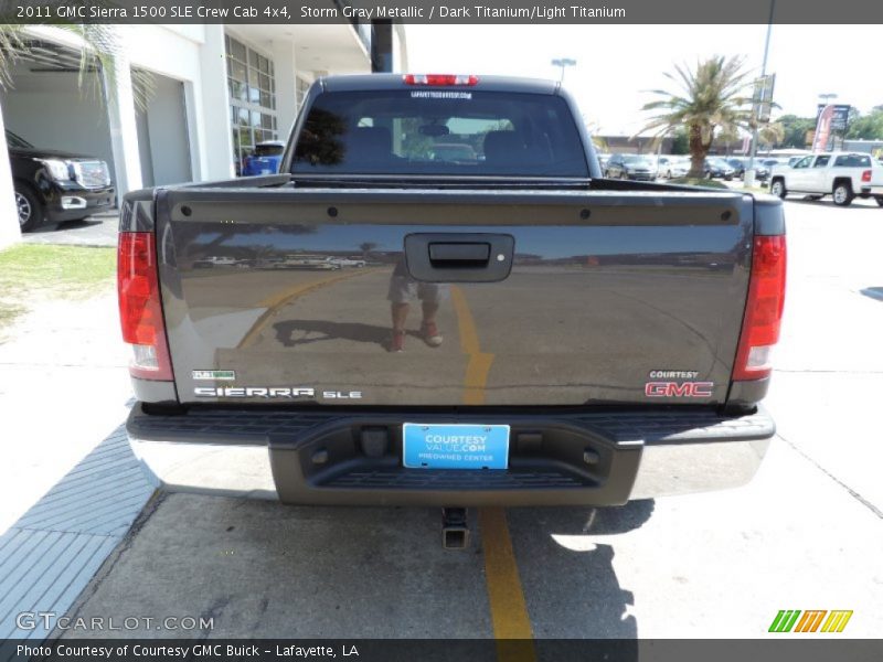Storm Gray Metallic / Dark Titanium/Light Titanium 2011 GMC Sierra 1500 SLE Crew Cab 4x4