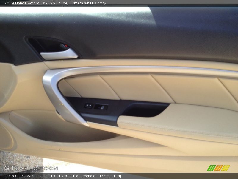 Taffeta White / Ivory 2009 Honda Accord EX-L V6 Coupe