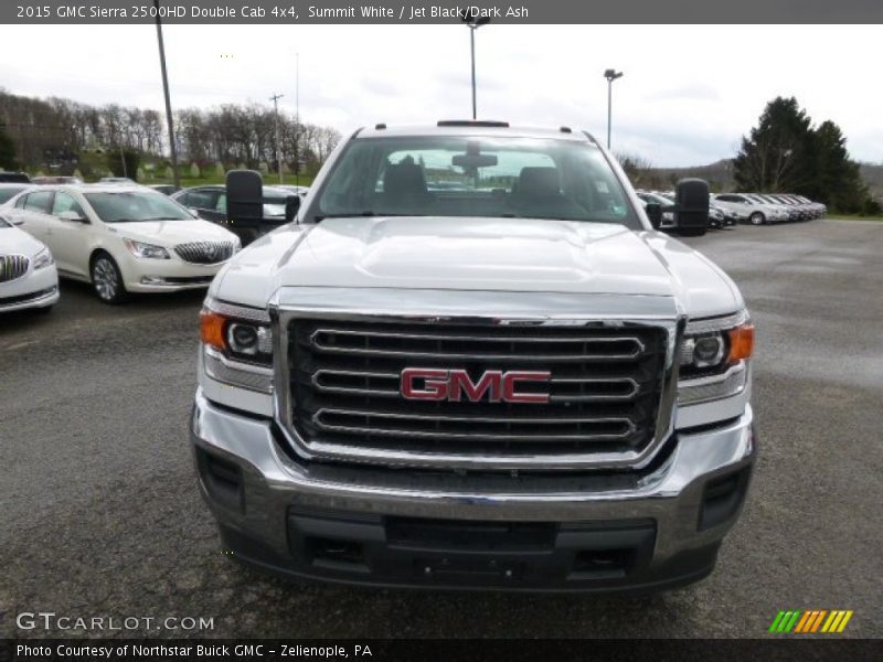 Summit White / Jet Black/Dark Ash 2015 GMC Sierra 2500HD Double Cab 4x4