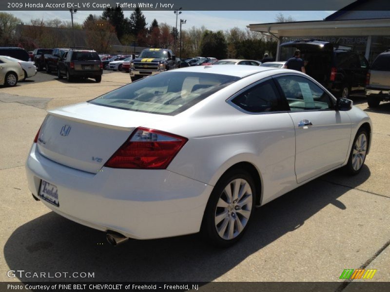 Taffeta White / Ivory 2009 Honda Accord EX-L V6 Coupe