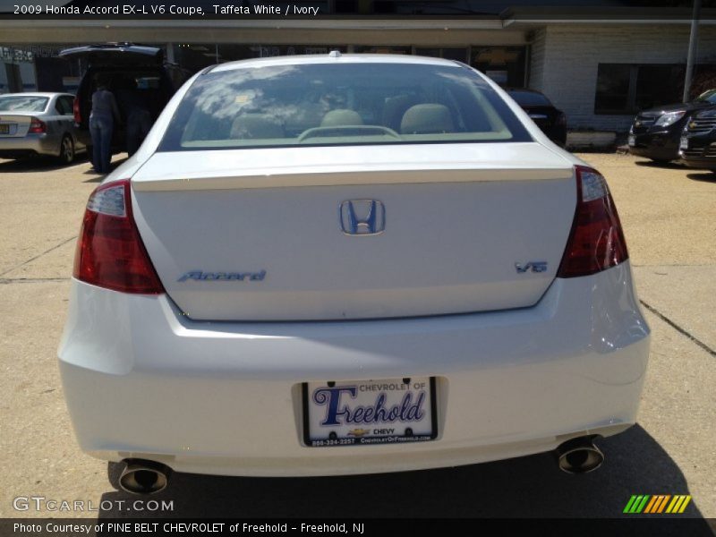 Taffeta White / Ivory 2009 Honda Accord EX-L V6 Coupe