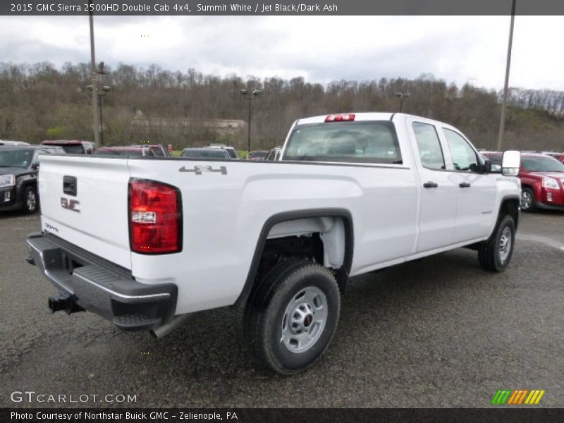 Summit White / Jet Black/Dark Ash 2015 GMC Sierra 2500HD Double Cab 4x4