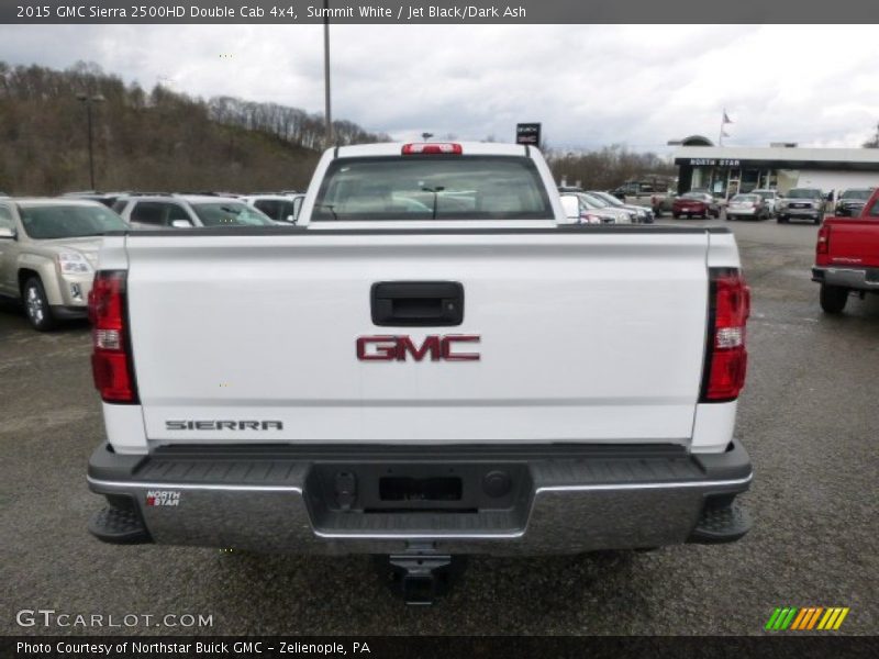 Summit White / Jet Black/Dark Ash 2015 GMC Sierra 2500HD Double Cab 4x4