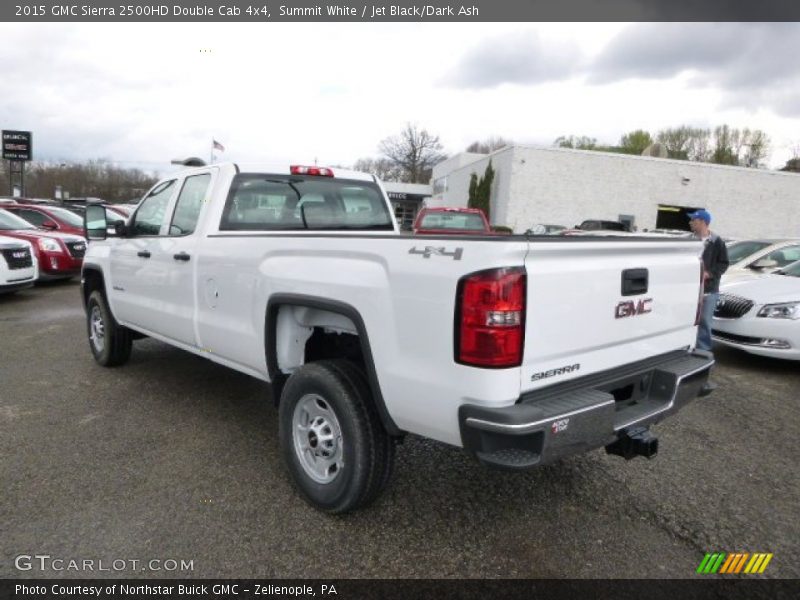 Summit White / Jet Black/Dark Ash 2015 GMC Sierra 2500HD Double Cab 4x4