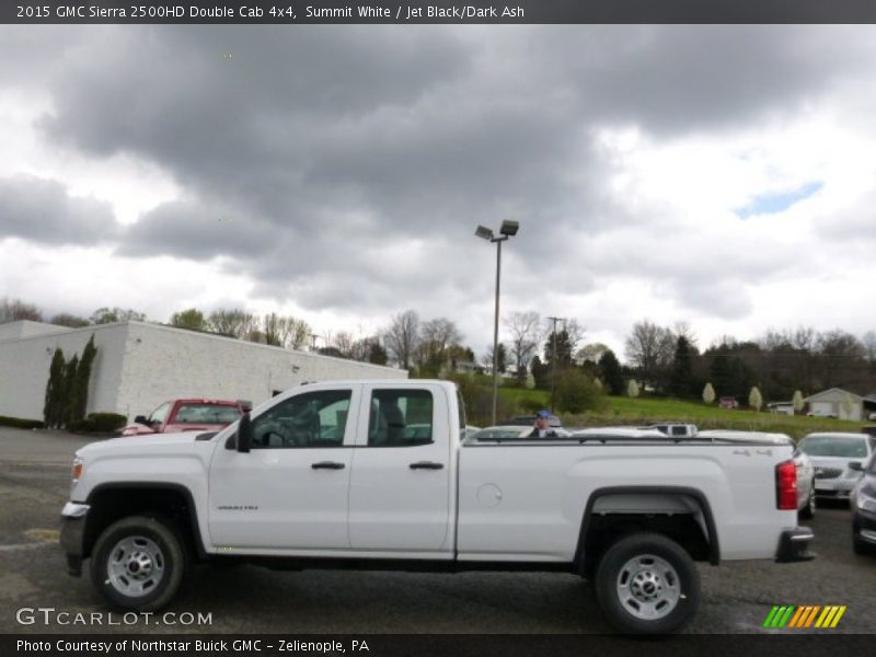 Summit White / Jet Black/Dark Ash 2015 GMC Sierra 2500HD Double Cab 4x4