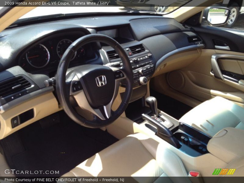Taffeta White / Ivory 2009 Honda Accord EX-L V6 Coupe