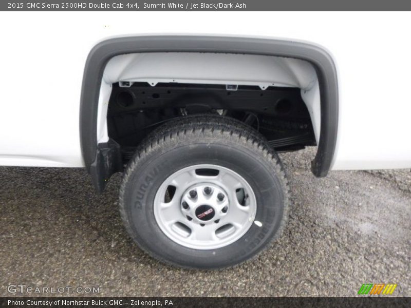 Summit White / Jet Black/Dark Ash 2015 GMC Sierra 2500HD Double Cab 4x4
