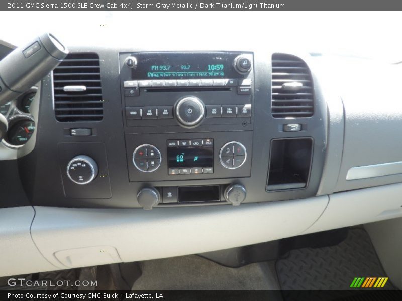 Storm Gray Metallic / Dark Titanium/Light Titanium 2011 GMC Sierra 1500 SLE Crew Cab 4x4