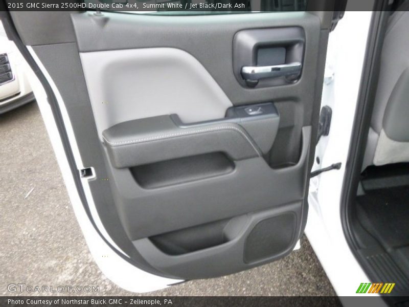 Summit White / Jet Black/Dark Ash 2015 GMC Sierra 2500HD Double Cab 4x4