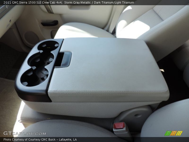 Storm Gray Metallic / Dark Titanium/Light Titanium 2011 GMC Sierra 1500 SLE Crew Cab 4x4