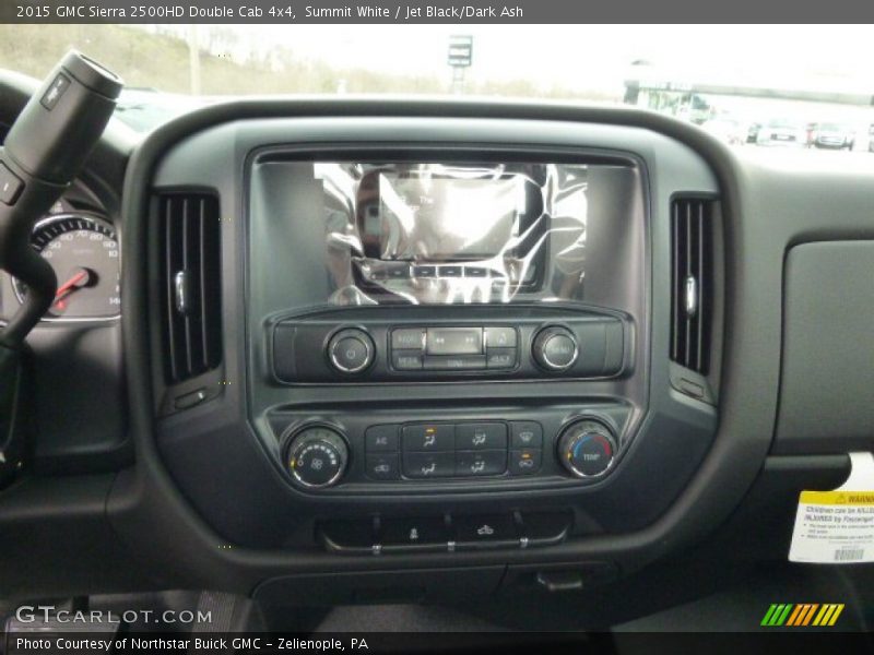 Summit White / Jet Black/Dark Ash 2015 GMC Sierra 2500HD Double Cab 4x4
