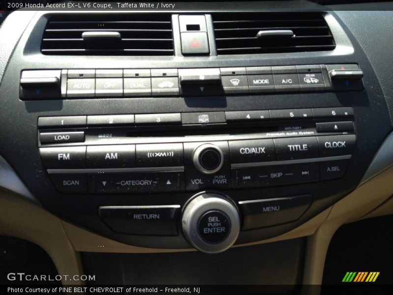 Taffeta White / Ivory 2009 Honda Accord EX-L V6 Coupe