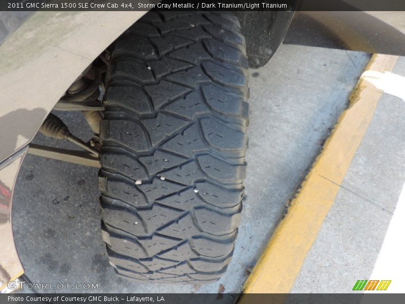 Storm Gray Metallic / Dark Titanium/Light Titanium 2011 GMC Sierra 1500 SLE Crew Cab 4x4