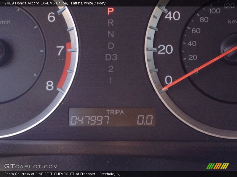 Taffeta White / Ivory 2009 Honda Accord EX-L V6 Coupe