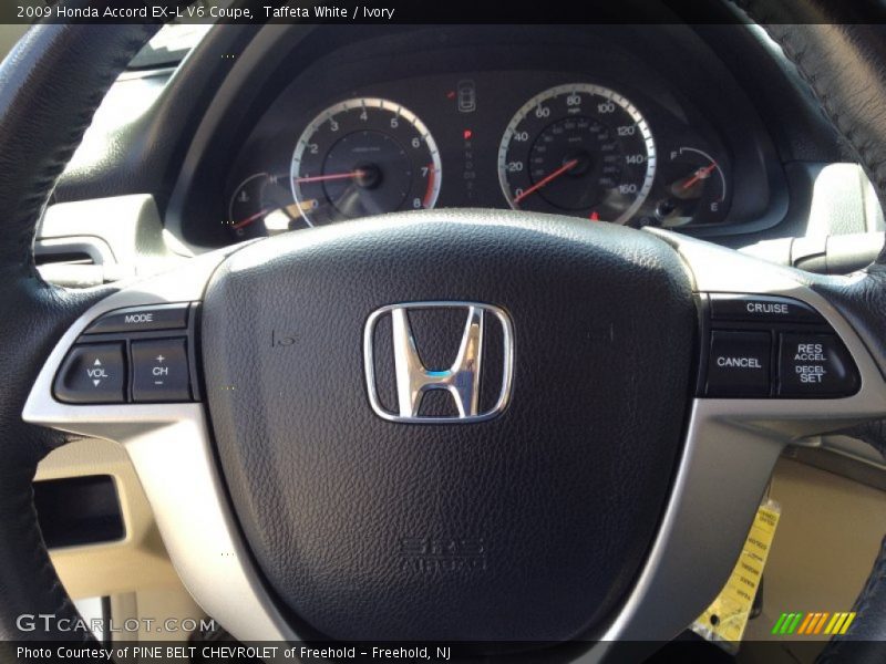 Taffeta White / Ivory 2009 Honda Accord EX-L V6 Coupe