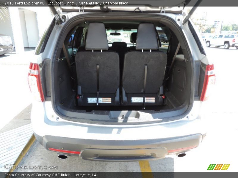 Ingot Silver Metallic / Charcoal Black 2013 Ford Explorer XLT EcoBoost
