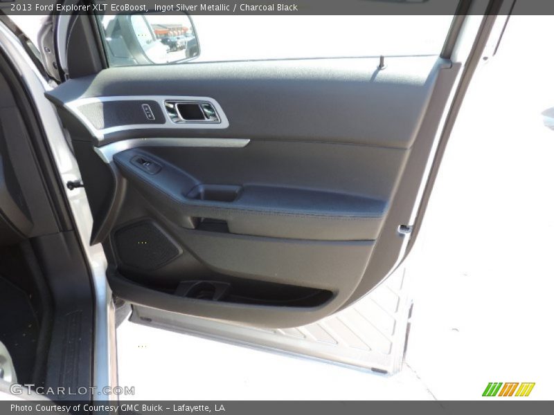 Ingot Silver Metallic / Charcoal Black 2013 Ford Explorer XLT EcoBoost