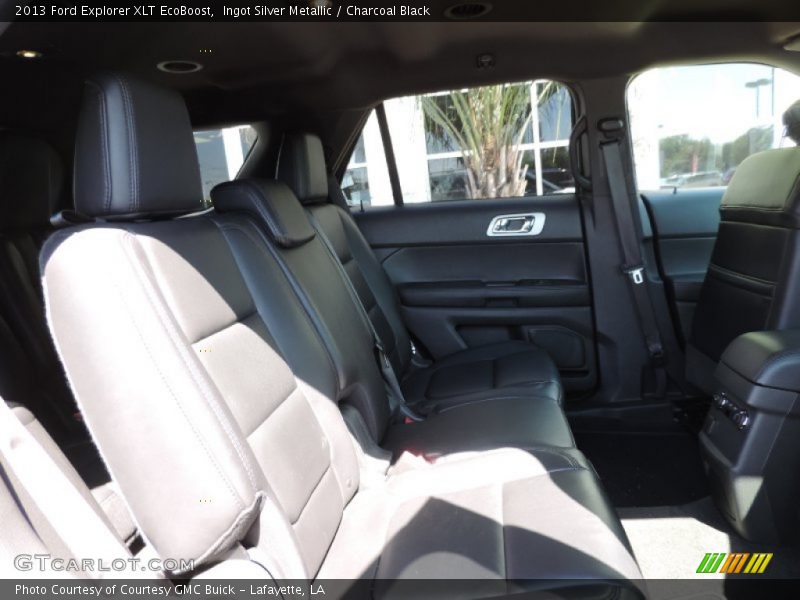 Ingot Silver Metallic / Charcoal Black 2013 Ford Explorer XLT EcoBoost
