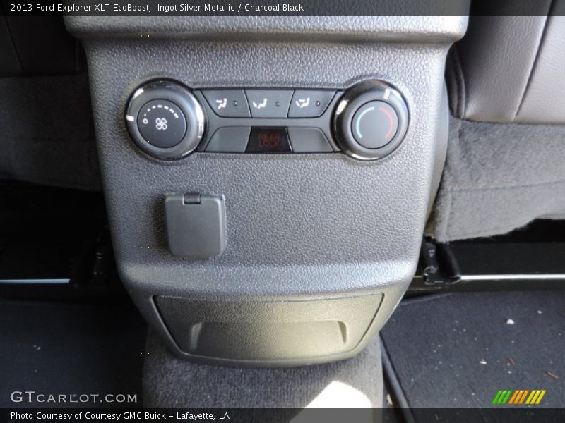 Ingot Silver Metallic / Charcoal Black 2013 Ford Explorer XLT EcoBoost