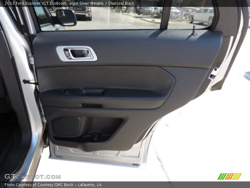 Ingot Silver Metallic / Charcoal Black 2013 Ford Explorer XLT EcoBoost