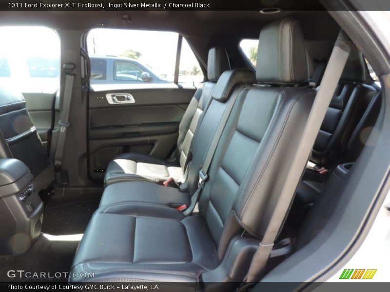 Ingot Silver Metallic / Charcoal Black 2013 Ford Explorer XLT EcoBoost