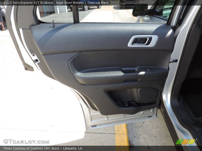 Ingot Silver Metallic / Charcoal Black 2013 Ford Explorer XLT EcoBoost