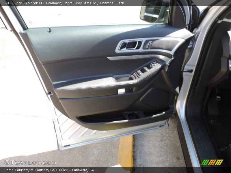 Ingot Silver Metallic / Charcoal Black 2013 Ford Explorer XLT EcoBoost
