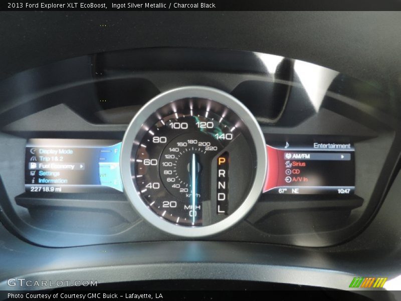Ingot Silver Metallic / Charcoal Black 2013 Ford Explorer XLT EcoBoost