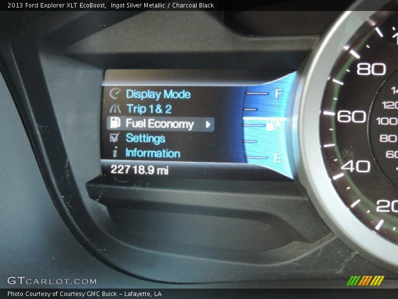 Ingot Silver Metallic / Charcoal Black 2013 Ford Explorer XLT EcoBoost