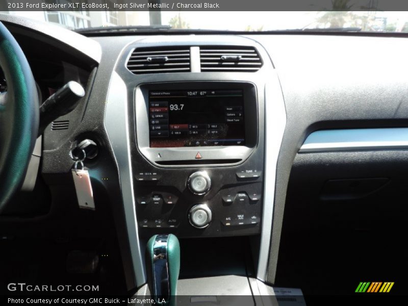 Ingot Silver Metallic / Charcoal Black 2013 Ford Explorer XLT EcoBoost