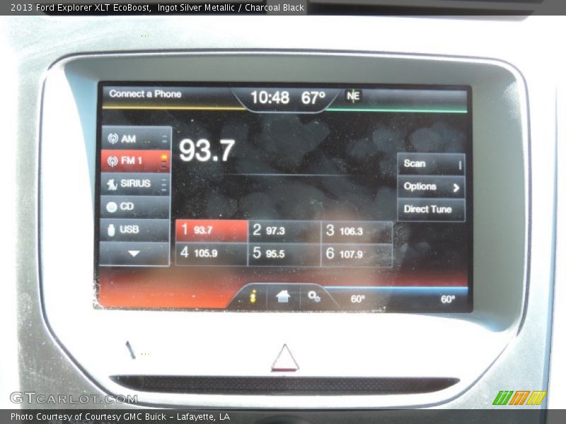 Ingot Silver Metallic / Charcoal Black 2013 Ford Explorer XLT EcoBoost