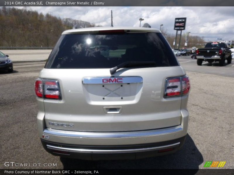 Champagne Silver Metallic / Ebony 2014 GMC Acadia SLE