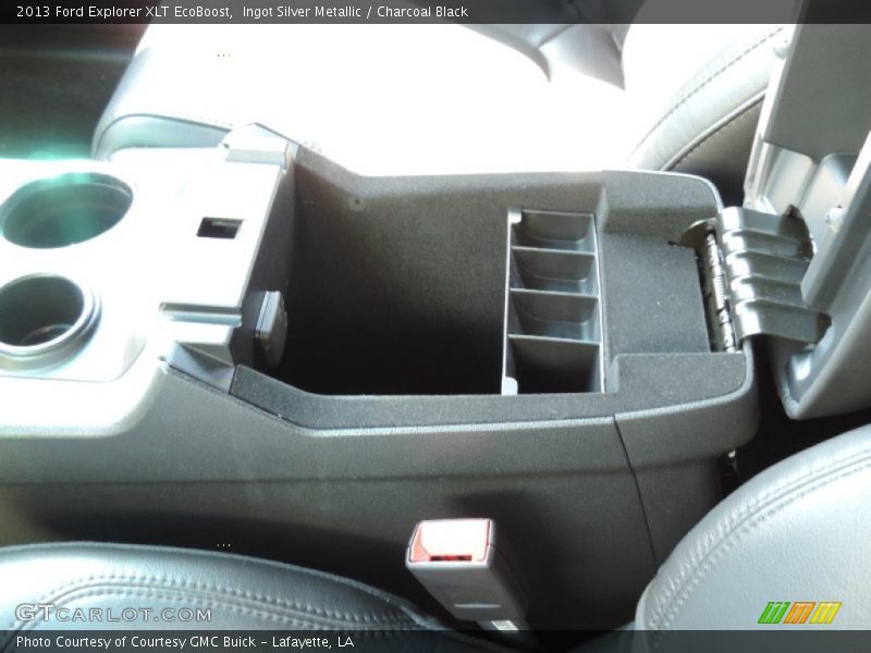 Ingot Silver Metallic / Charcoal Black 2013 Ford Explorer XLT EcoBoost