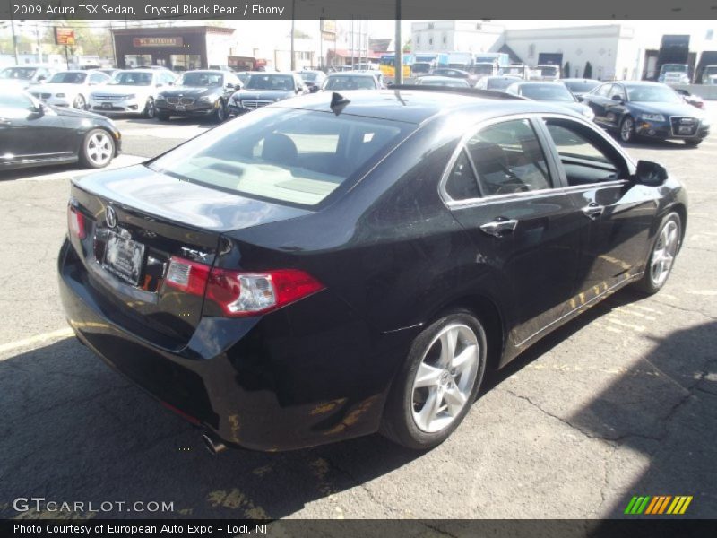 Crystal Black Pearl / Ebony 2009 Acura TSX Sedan