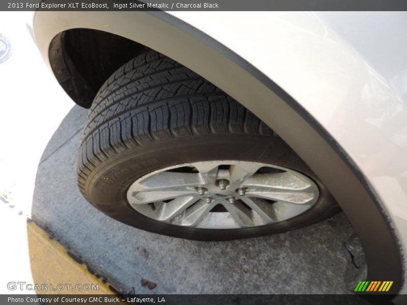 Ingot Silver Metallic / Charcoal Black 2013 Ford Explorer XLT EcoBoost