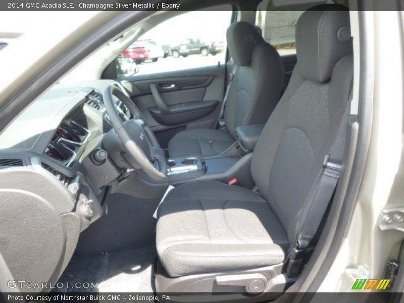 Champagne Silver Metallic / Ebony 2014 GMC Acadia SLE