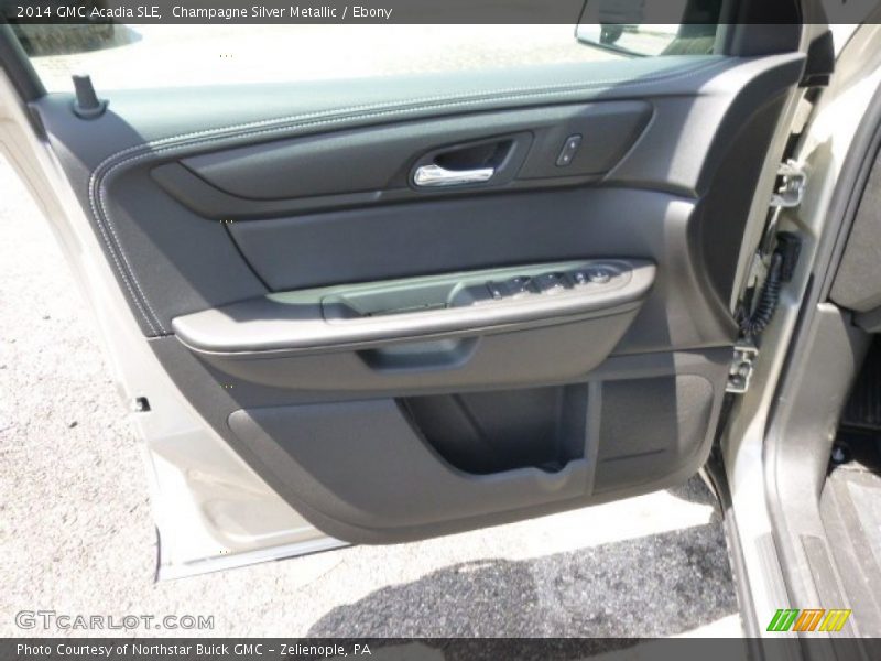 Champagne Silver Metallic / Ebony 2014 GMC Acadia SLE