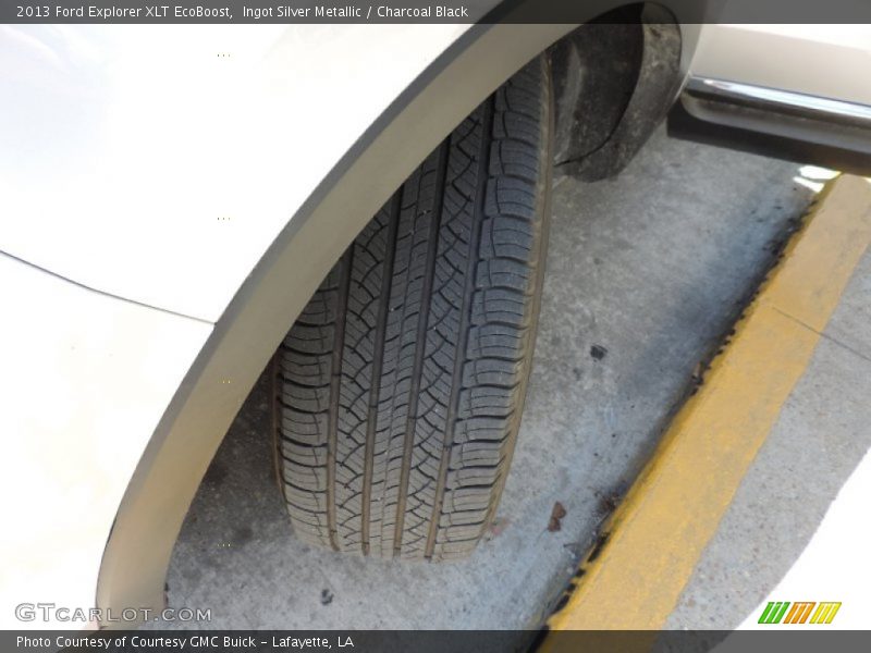 Ingot Silver Metallic / Charcoal Black 2013 Ford Explorer XLT EcoBoost