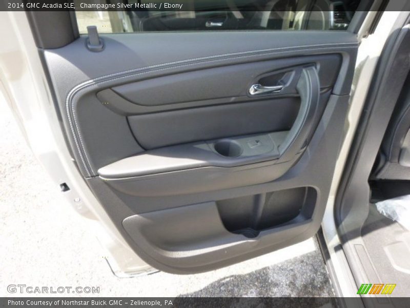 Champagne Silver Metallic / Ebony 2014 GMC Acadia SLE