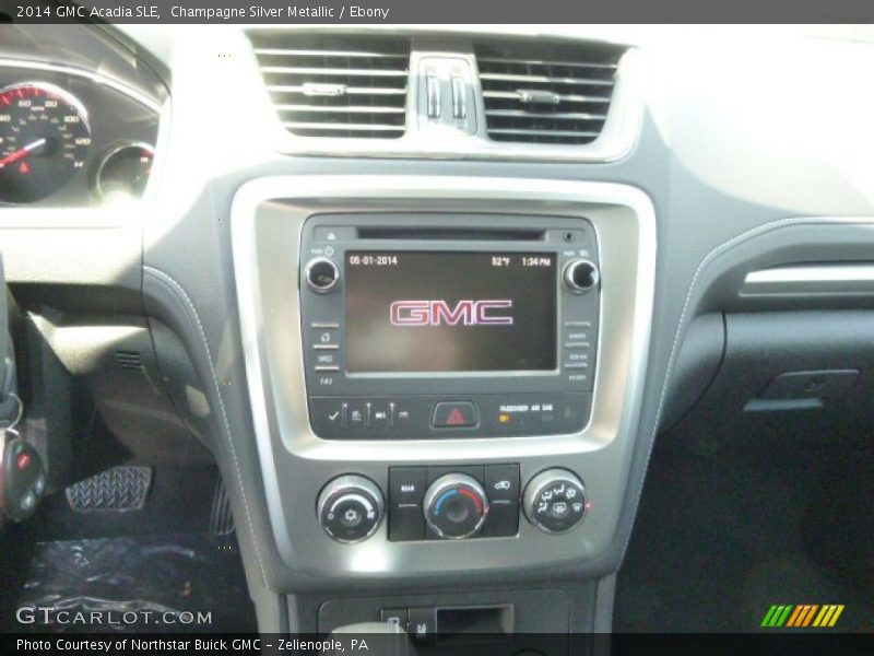 Champagne Silver Metallic / Ebony 2014 GMC Acadia SLE